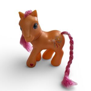 My Little Pony Sparkleworks MLP G3 Orange and Pink with Fireworks MLP